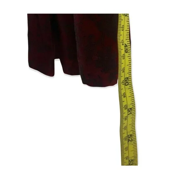 Vintage 90s Knapp Studio Cheongsam Satin Full Length Dress Medium - Picture 10 of 12